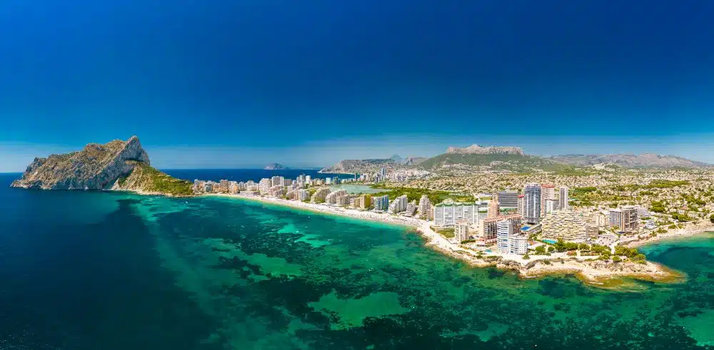 playas y calas donde hacer snorkel en calpe